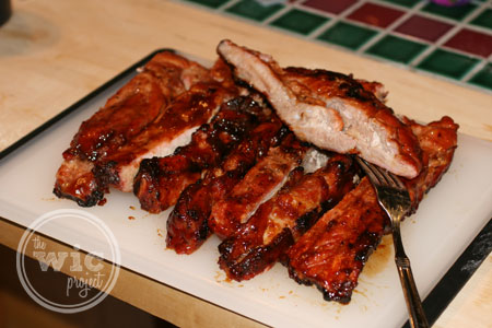 Yummy Ribs with Kraft BBQ Sauce and McCormick's Rub