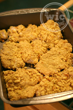 Stuffing Breaded Chicken