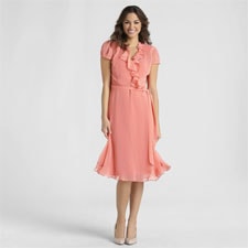 JBS Women's Ruffle Dress - Polka Dot