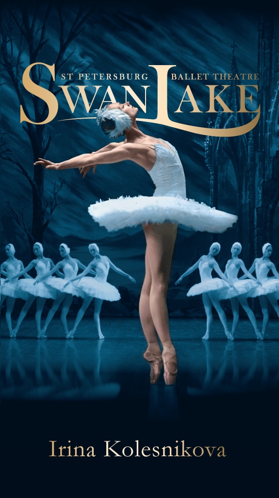 Irina Kolesnikova in Tchaikovsky’s Swan Lake Poster