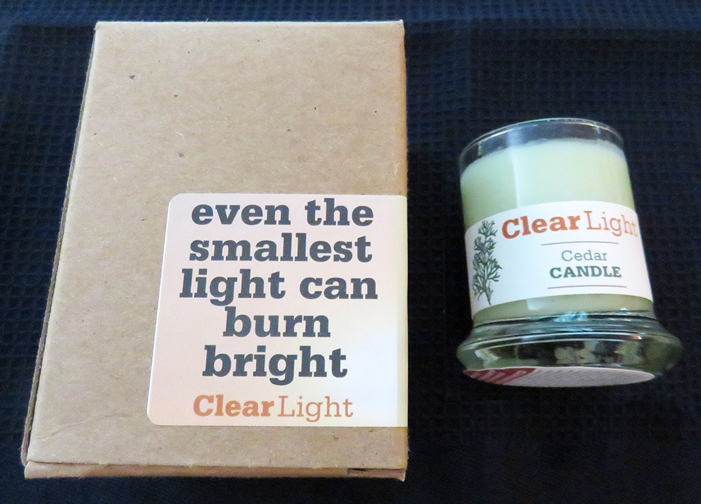Clear Light Cedar Candle
