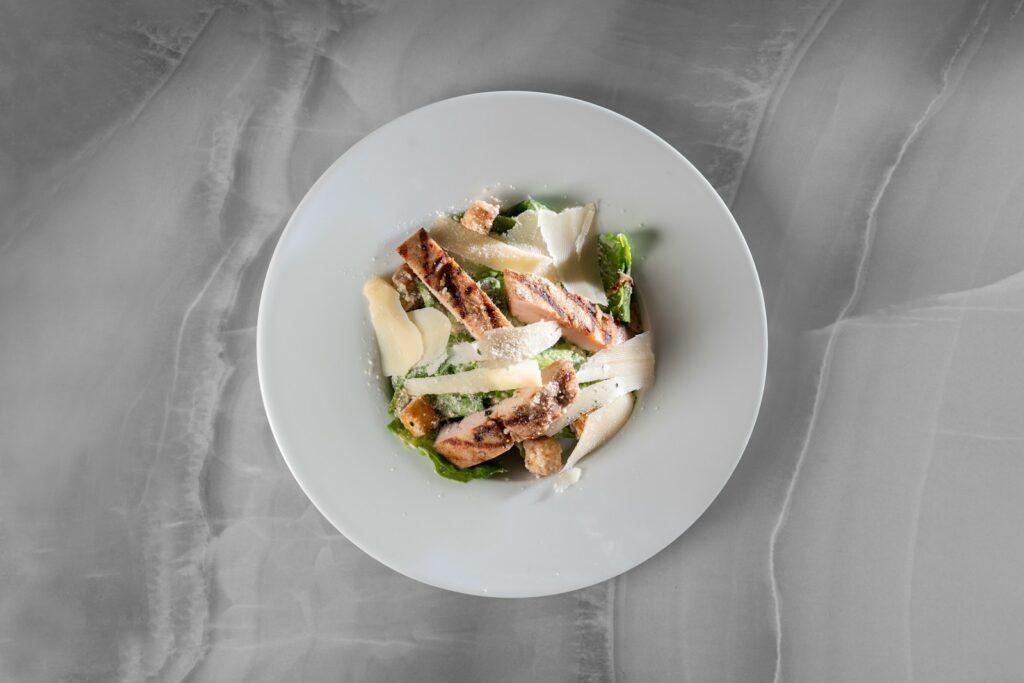 a plate of food