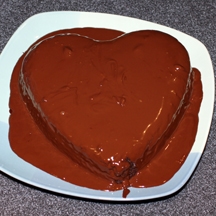 Scharffen Berger Chocolate Heart Cake