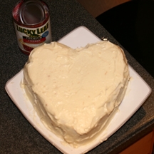 Lucky Leaf Heart Cake