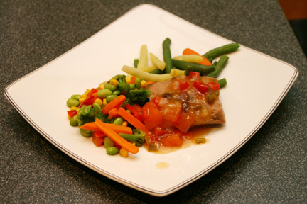 Bistro MD Pork with Papaya Sauce