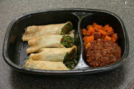 Spincahn and Ricotta Cheese Crepe