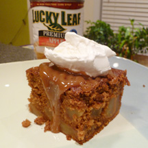 Lucky Leaf Caramel Apple Gingerbread