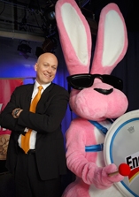 Cal Ripken, Jr. with the Energizer Bunny