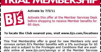 BJ's Free Trial Membership