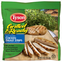 Tyson Grilled & Ready Chicken Strips