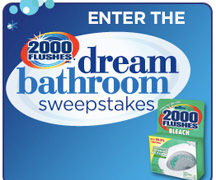 2000 Flushes Dream Bathroom Sweepstakes
