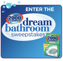 2000 Flushes Dream Bathroom Sweepstakes