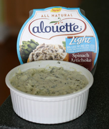 Alouette Light Spinach & Artichoke Spreadable Cheese
