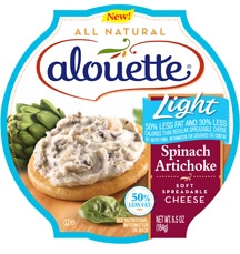 Alouette Light Spinach & Artichoke Spreadable Cheese