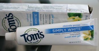 Tom's of Maine Simply White Fluoride Toothpaste
