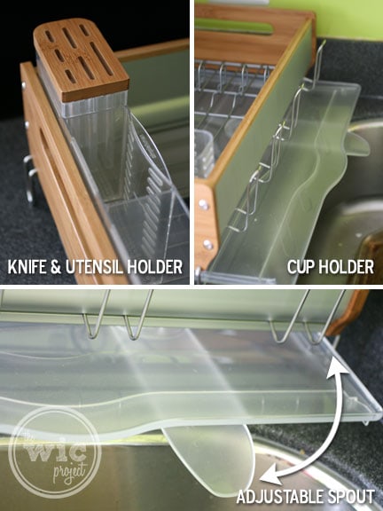simplehuman Bamboo Frame Dishrack