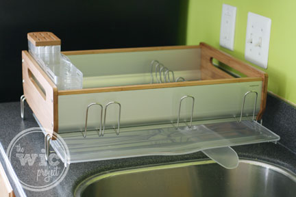 simplehuman Bamboo Frame Dishrack