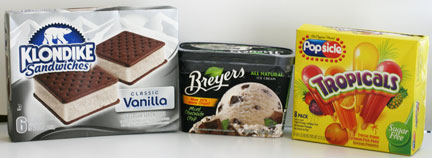 Breyers, Klondike, Popsicle