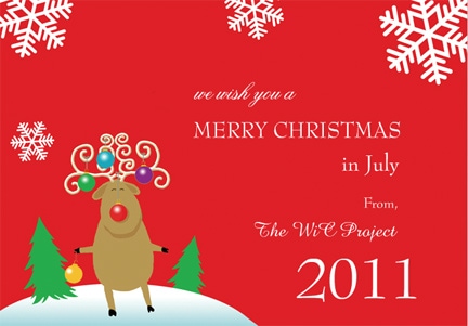 Xmas in July Card