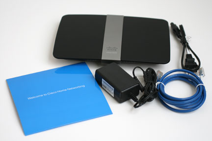 Linksys E4200 Box Contents