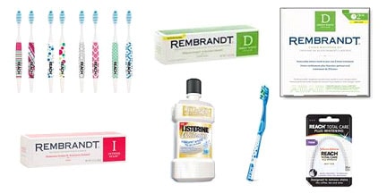 REACH, REMBRANDT, LISTERINE Products