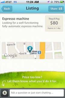 Zaarly Screenshot