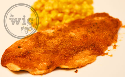 BBQ Cheddar Crusted Chicken