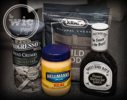 BBQ Cheddar Crusted Chicken Ingredients