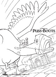 Puss in Boots Coloring Page