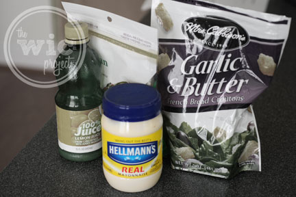Caesar Crusted Chicken Ingredients