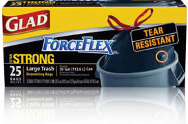Glad ForceFlex Black Bags