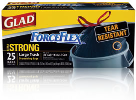 Glad ForceFlex Black Bags