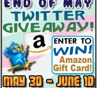 End of May Twitter Giveaway