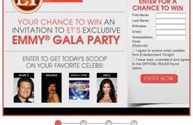 ET's Hanging with the Stars Sweepstakes
