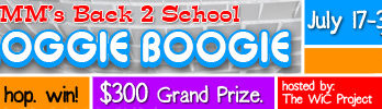 2012 Back 2 School Bloggie Boogie