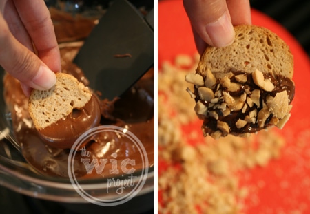 Melba Snacks in Chocolate