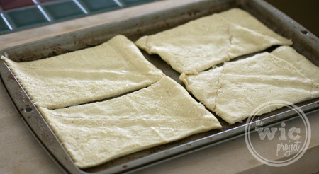 Crescent Pizza Pocket Dough Rectangles