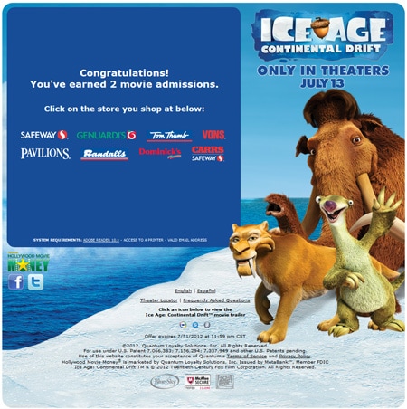 Redeem Free Tickets