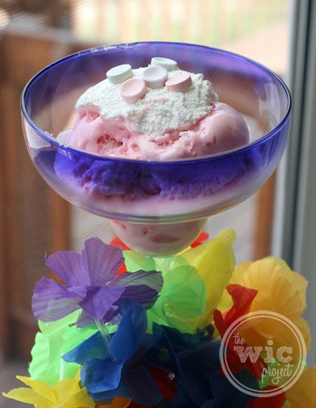 TCBY Smarties Sundae