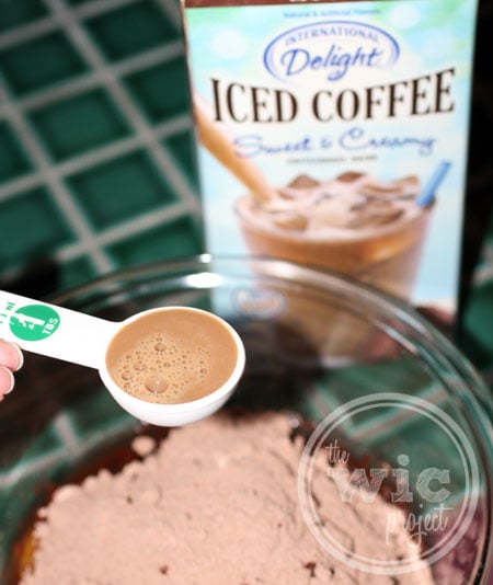 International Delight Iced Coffee in Brownie Mix