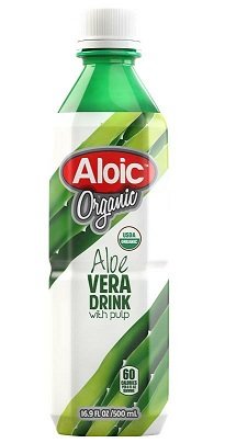 Aloic Organic Aloe Vera Drink with Pulp