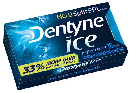 Dentyne Split2Fit Pack