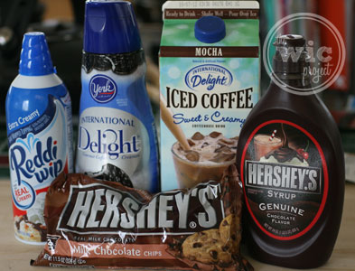 Grasshopper Iced Mocha Ingredients