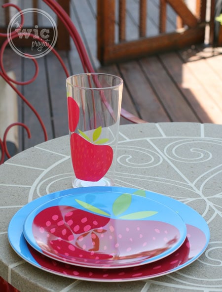 Summer Strawberry Dinnerware at Target