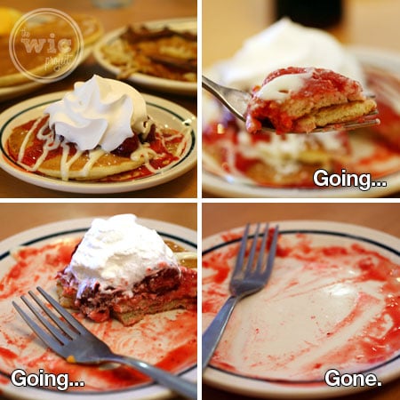 IHOP Sweet Strawberry Pancakes