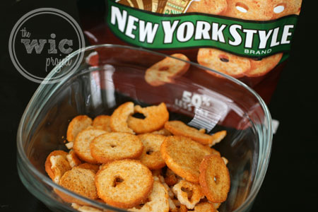 New York Style BBQ Mini Bagel Crisps