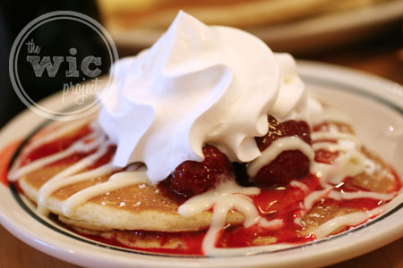 IHOP Sweet Strawberry Pancakes