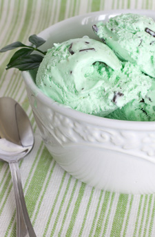 Mint Chocolate Chip Ice Cream