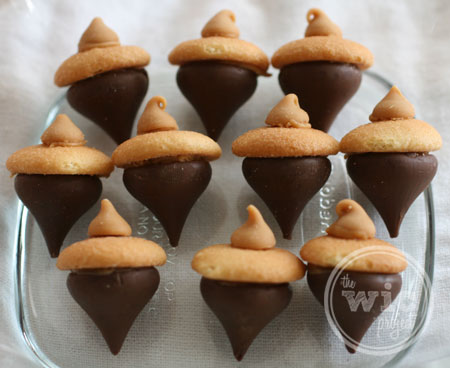 Chocolate Peanut Butter Acorns