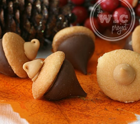 Chocolate Peanut Butter Acorns
